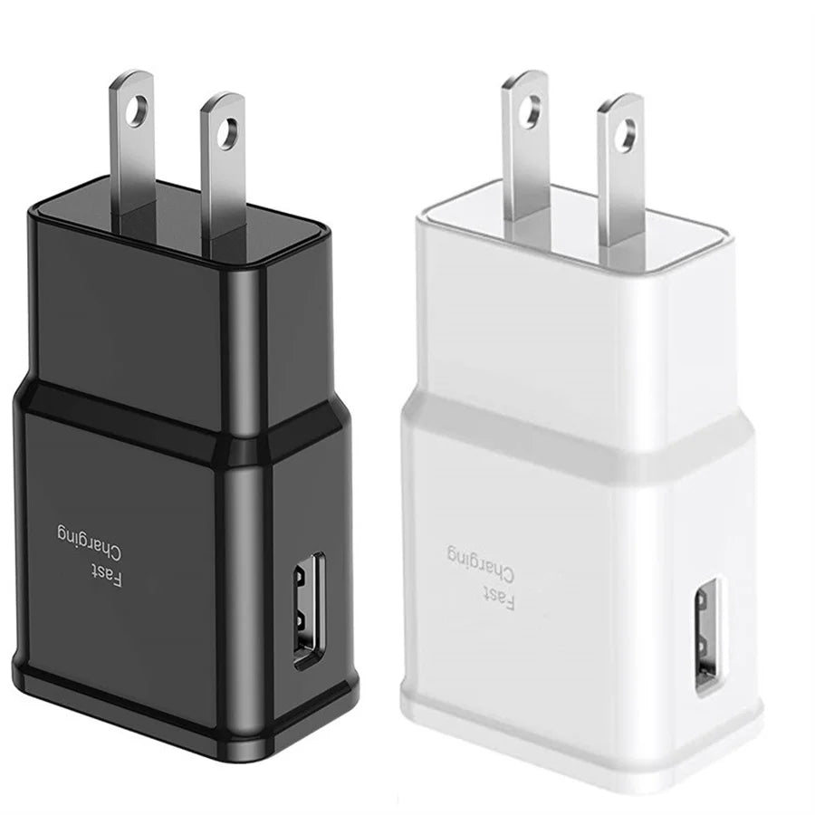 2-10PCS Fast Quick Charging USA US AC Home Travel Wall Charger Power Adapter For Samsung Galaxy S10 S20 S8 S22 S23 Xiaomi Huawei