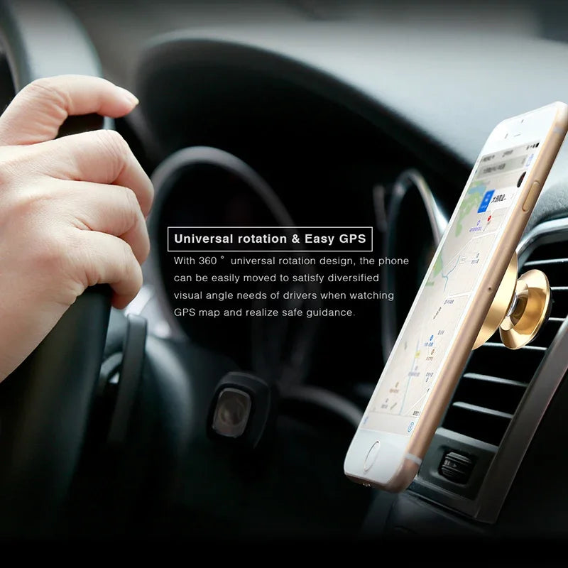 Baseus Car Phone Holder For iPhone Samsung Xiaomi 360 Degree Magnetic Phone Holder Air Vent Mount Car Cell Phone Holder Stand