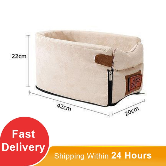 Portable Cat Dog Bed Travel Central Control Car Safety Pet Seat Transport Dog Carrier Protector For Small Dog Chihuahua Teddy - RY MARKET PLACE