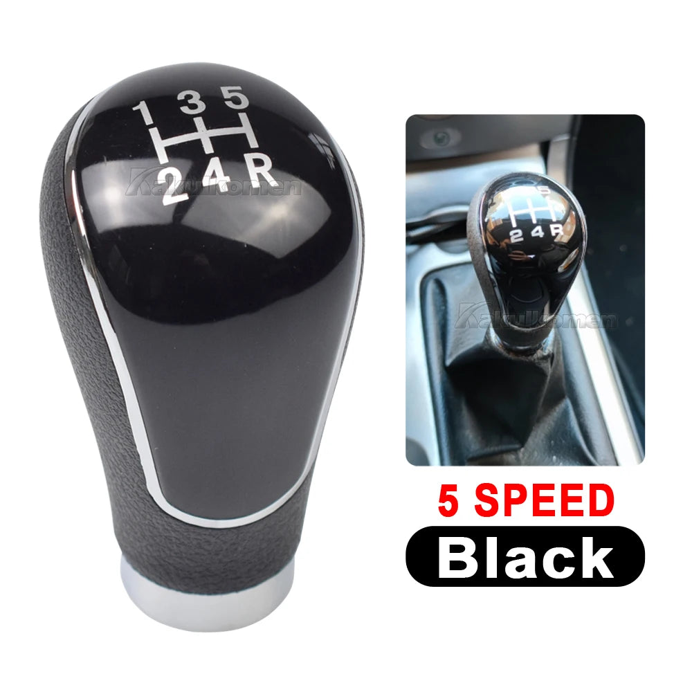 For Mazda 2/3/323/6/3 BK 2004 - 2012 Car 5/6 Speed Manual Transmission Gear Shift Handle New ABS Shift Lever Gear Shift Knob