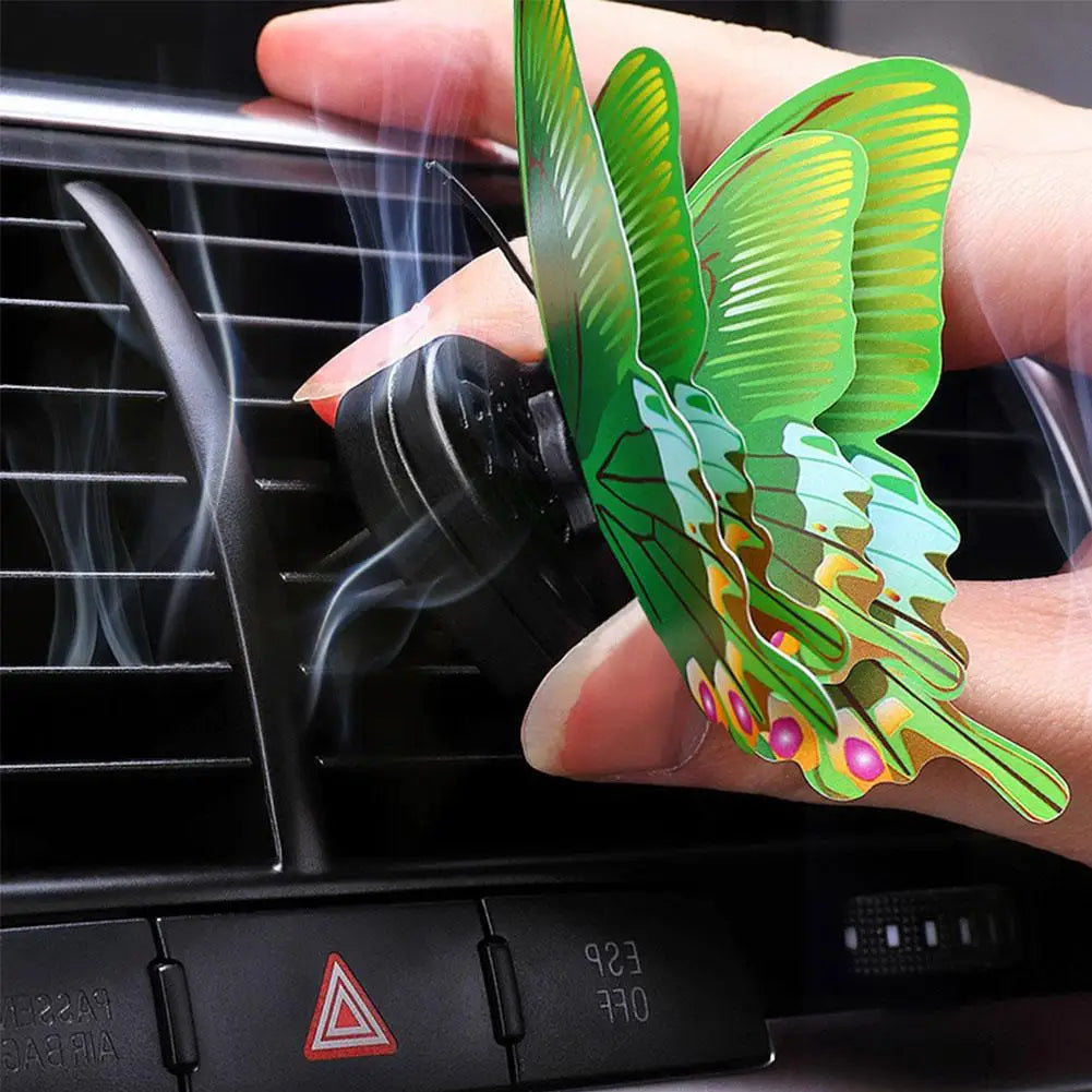 Air Freshener Butterfly Car Perfume Car-styling Natural Smell Air Conditioner Outlet Clip Fragrance Auto Accessories