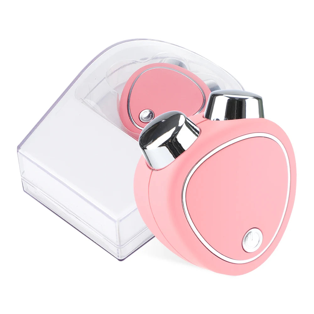 Micro Current Beauty Instrument Mini Portable Rollers Face Slimming Massager EMS Delicate Contour Lifting Firming Facial Skin