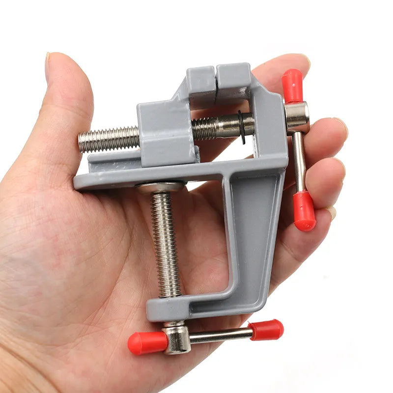 Mini Bench Vise Table Clamp Screw Vise for DIY Craft Mold Fixed Repair Tool Plier Jewelry Electronics Workbench