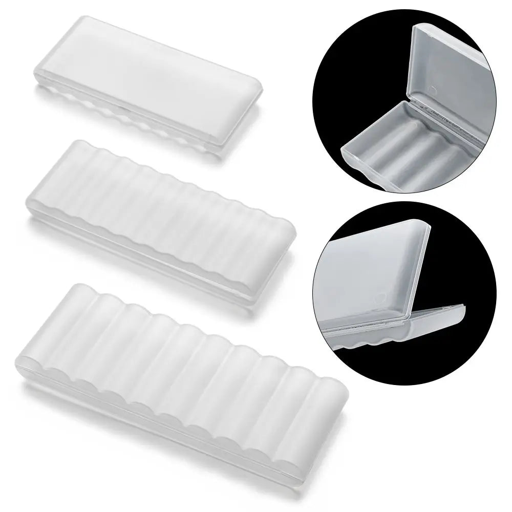 For AAA/AA/18650 10 Slots Battery Storage Box Battery Container Clear Hard Plastic Battery Case Waterproof Durable Organizer