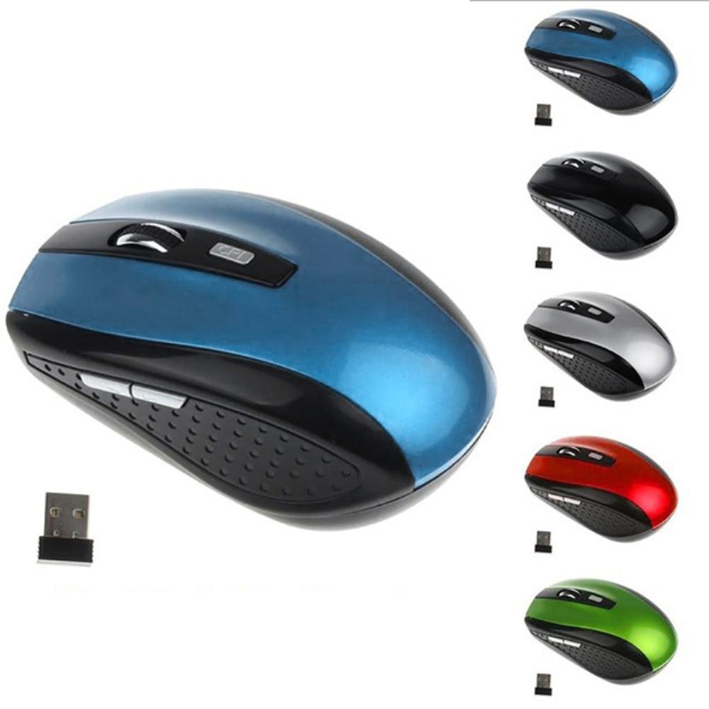 RYRA 2.4GHz Wireless Mouse Adjustable DPI Mouse 6 Buttons Optical Gaming Mouse Gamer Wireless Mice with USB Receiver for PC - RY MARKET PLACE