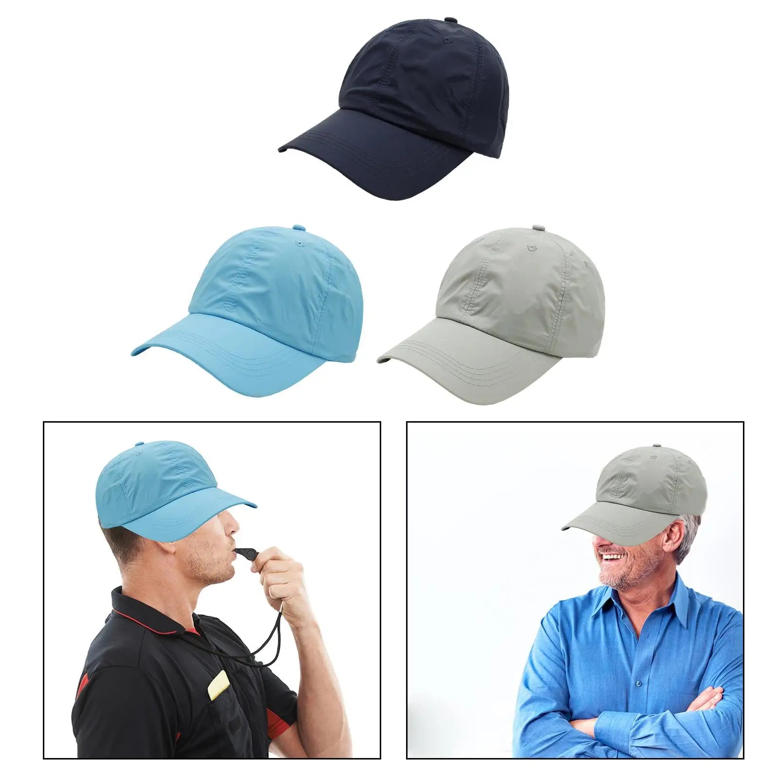 Baseball Cap Fashion Casual Lightweight Golf Cap Headwear Sun Visor Hat for Fishing Travel Hiking Outdoor Father's Day Gift