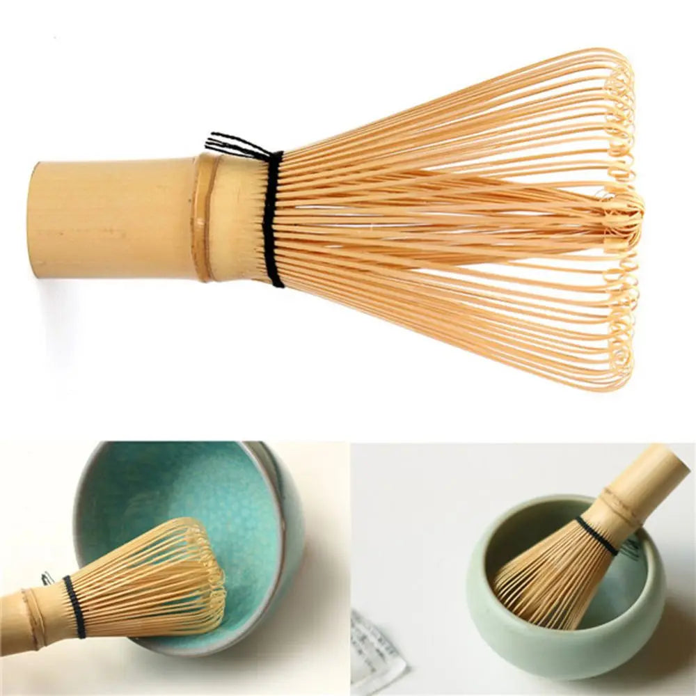 Japanese Tea Set Matcha Green Tea Powder Whisk Bamboo