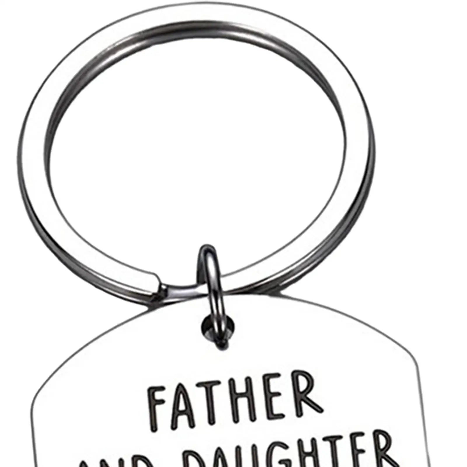 Keyring Holder Jewelry Accessory Dad Gifts from Daughter Son Father's Day Gift for Dad Husband Daddy Step Dad Birthday Gifts