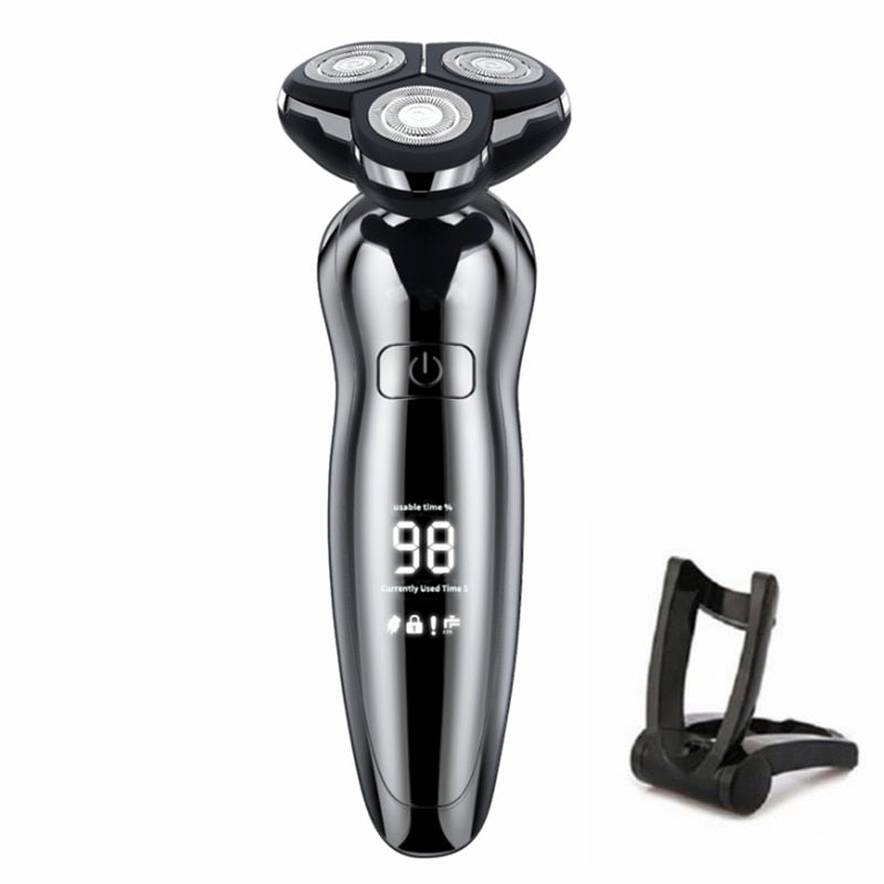 Electric Razor Electric Shaver Hair Cutting Shaving Machine for Men Clipper Beard Trimmer  Rotary Shaver 100% Water Proof - RY MARKET PLACE