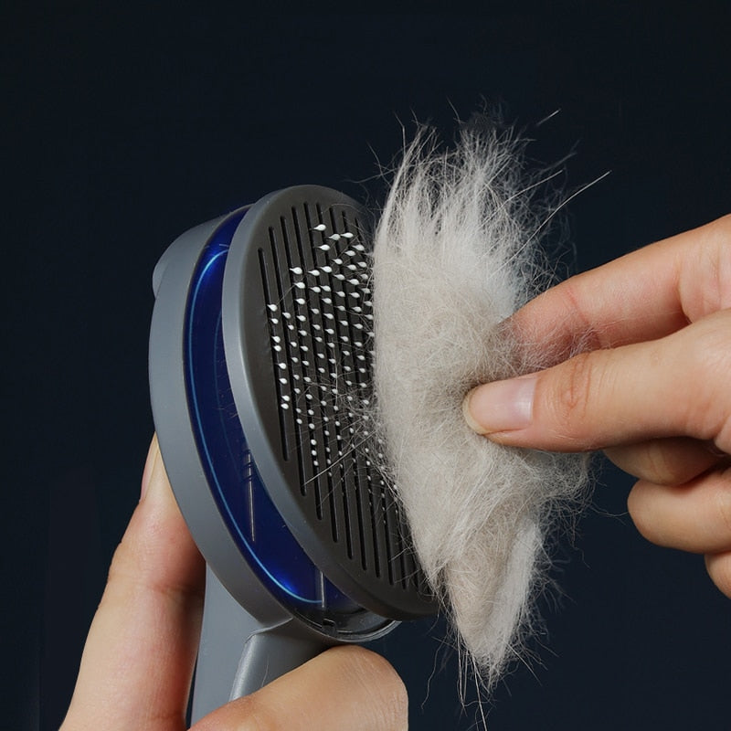 Cat Comb Brush Pet Hair Removes Comb For Cat Dog Pet Grooming Hair Cleaner Cleaning Pet Dog Cat Supplies Self Cleaning Cat Brush - RY MARKET PLACE