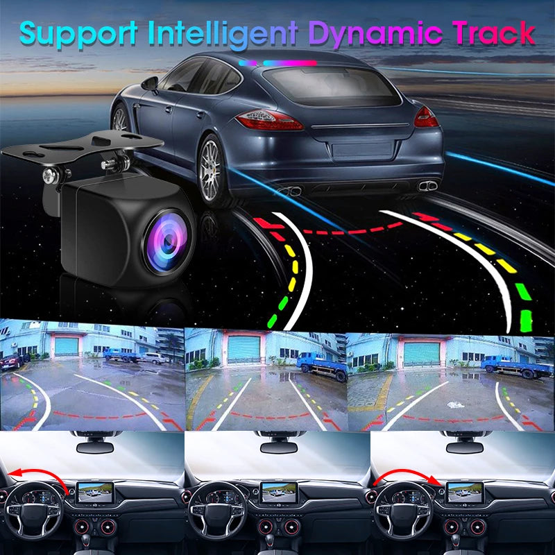 1080P Waterproof Vehicle Camera with Night Vision for Rear View Universal Backup Camera Car Monitor Head Unit Audio Reverse Cam