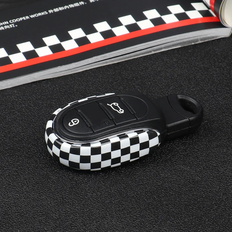 Metal Car Key Case for Mini Cooper JCW F60 F56 F55 F57 F54 Clubman Countryman Alloy Car Accessories Key Shell Decorate Car Styli