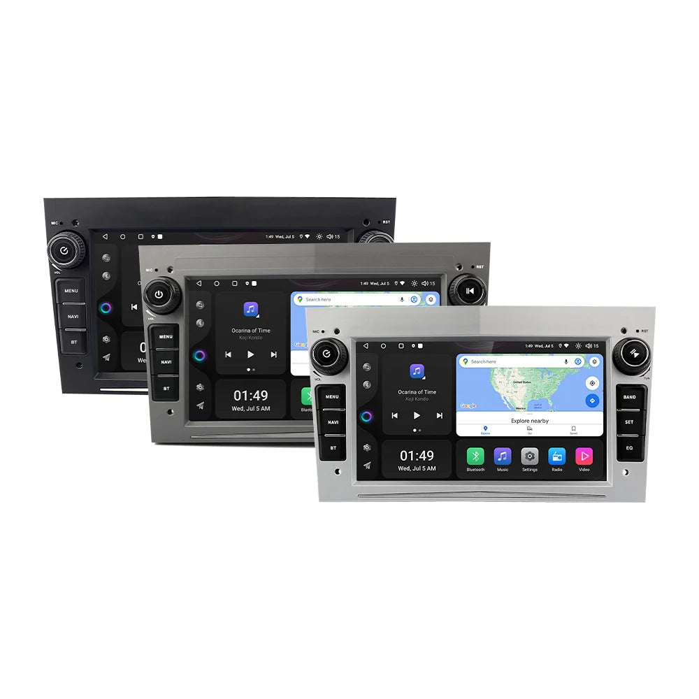 Kapud 7'' Android 12 Carplay AUTO For Opel Astra Stereo Antara Zafira Corsa Combo Vectra Car Radio Multimedia Video Player GPS