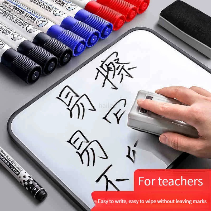 Haile Dry Erase Whiteboard Marker Pen Blackboard Pens Erasable  Chalk Pens Low Odor White Board Markers Office School Stationery