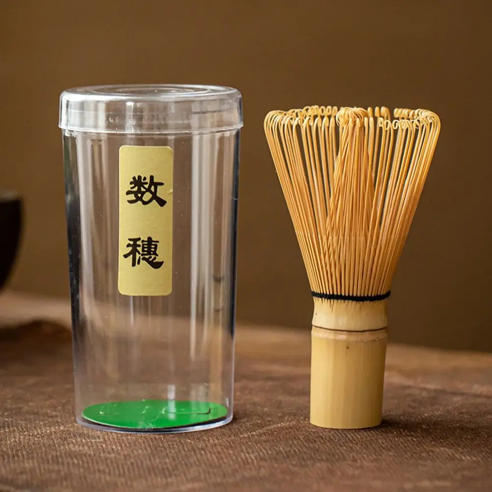 Japanese Tea Set Matcha Green Tea Powder Whisk Bamboo