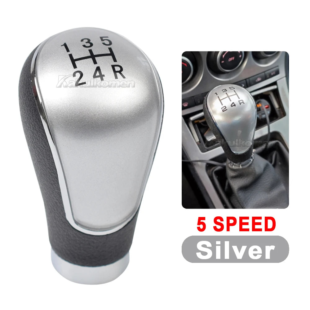 For Mazda 2/3/323/6/3 BK 2004 - 2012 Car 5/6 Speed Manual Transmission Gear Shift Handle New ABS Shift Lever Gear Shift Knob