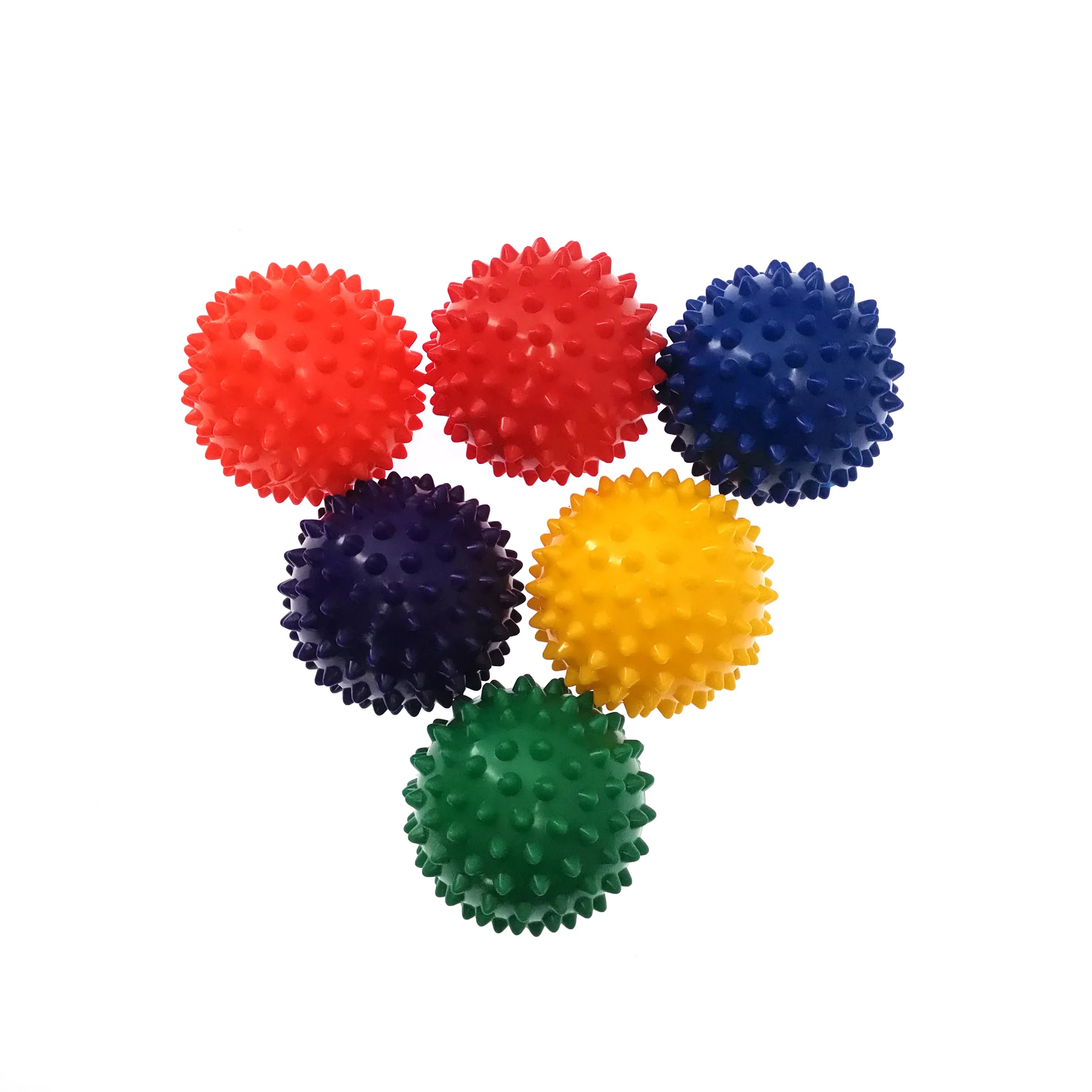 Durable PVC Spiky Massage Ball Trigger Point Sport Fitness Hand Foot Pain Relief Plantar Fasciitis Reliever Hedgehog 7cm Balls