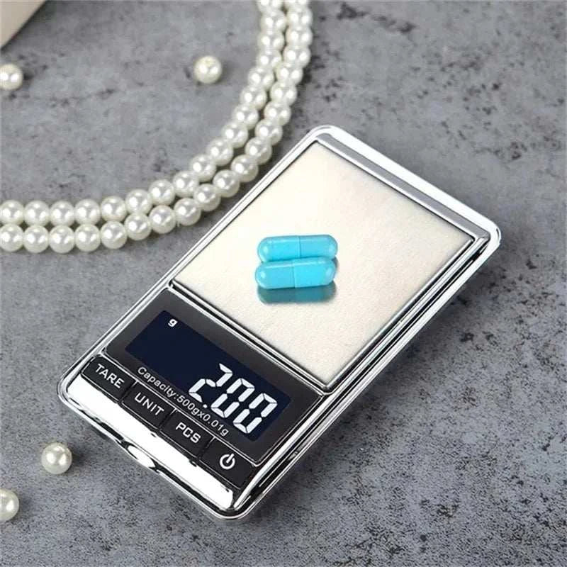 Mini Digital Scale 100/200/500g 0.01g High Accuracy LCD Backlight Electric Pocket Scale for Jewelry Gram Weight for Kitchen