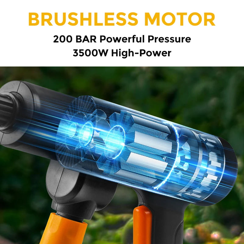 6 in 1 Electric Car Washing Garden Water Gun