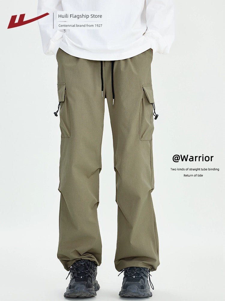 Warrior Paratroopers Functional Workwear Pants Fur Men's American Autumn and Winter Boys Charge Hiking Straight Casual Trousers