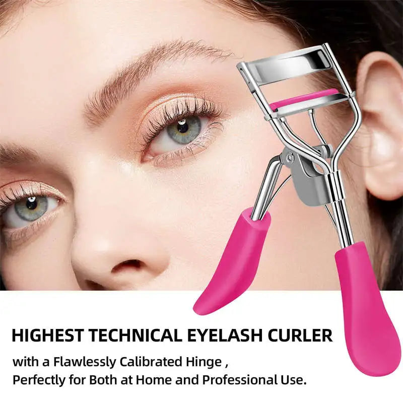 Unique Eyelashes Clip Curl Eye Lash Eyebrow Brush Beauty Makeup Fake Eyelash Curler Curling Eyelash Extension Tweezers Tools - RY MARKET PLACE