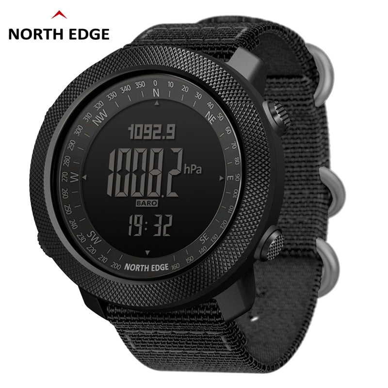 NORTH EDGE Men's sport Digital watch Hours Running Swimming Military Army watches Altimeter Barometer Compass waterproof 50m - RY MARKET PLACE