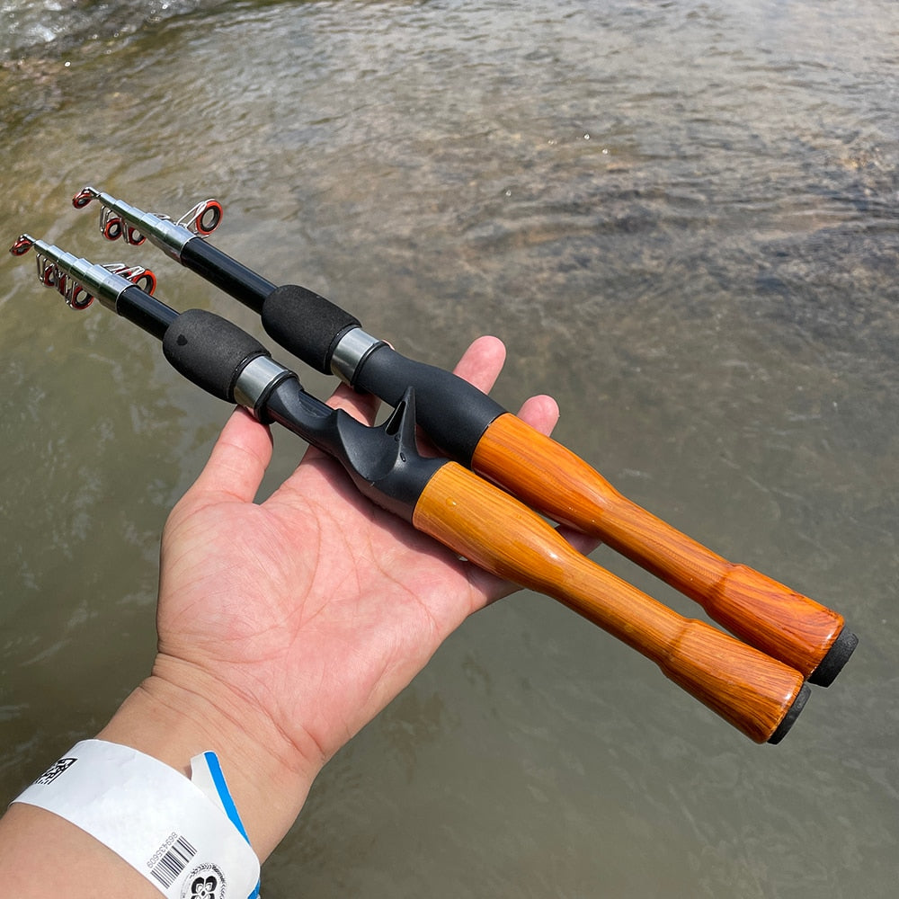 Position: For Ocean, Beach, Lake, River, Body of Water, Stream Fishing    Origin: CN (Origin)    Number / model number: Mini Lure Rod    Brand Name: GHOTDA    Material: Carbon    Length: 1.5M - RY MARKET PLACE