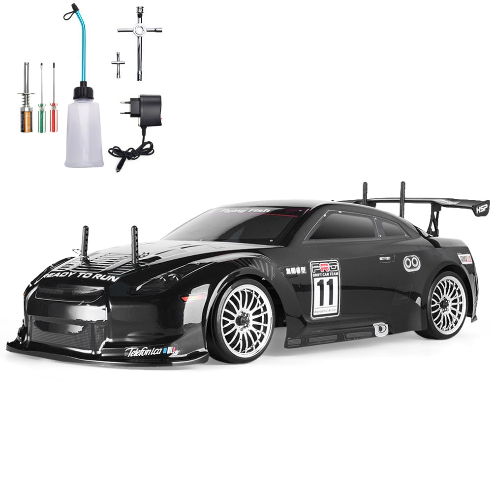 HSP RC Car 4wd 1:10 On Road Racing Two Speed Drift Vehicle Toys 4x4 Nitro Gas Power High Speed Hobby Remote Control Car - RY MARKET PLACE