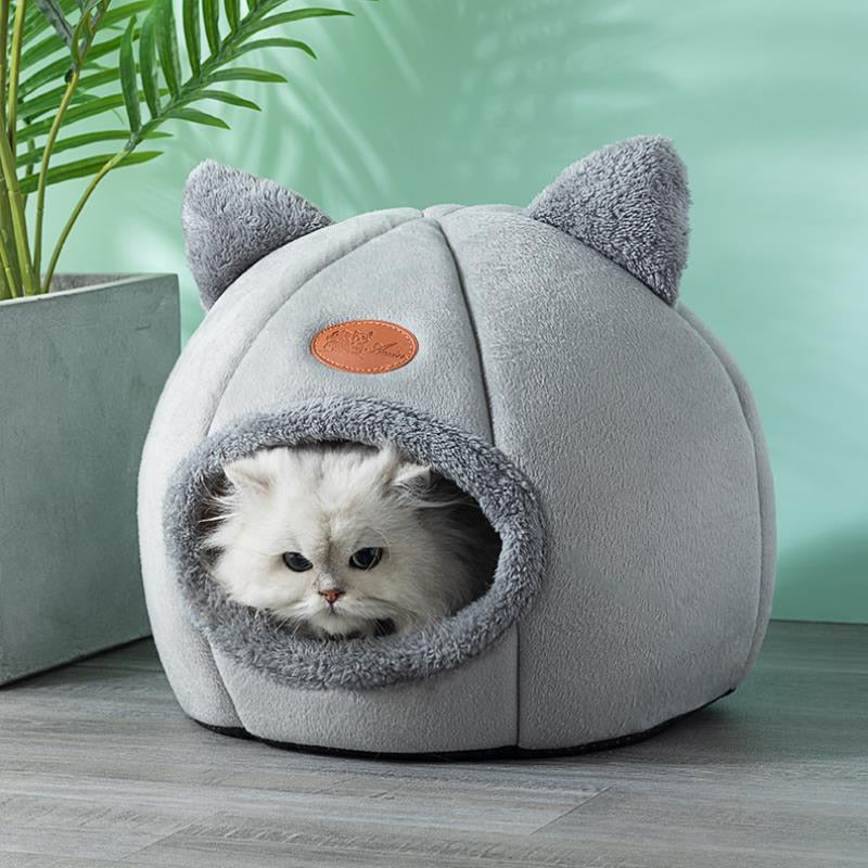 New Deep Sleep Comfort In Winter Cat Bed Iittle Mat Basket Small Dog House Products Pets Tent Cozy Cave Nest Indoor Cama Gato - RY MARKET PLACE