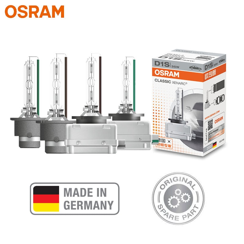 OSRAM D1S D2S D3S D4S 66140 66240 66340 66440 CLC Xenon HID CLASSIC Original Car Xenon Headlight 4200K Standard White Light, 1x - RY MARKET PLACE