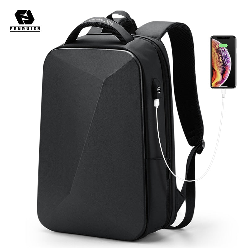 Fenruien Brand Laptop Backpack Anti-theft Waterproof School Backpacks USB Charging Men Business Travel Bag Backpack New Design - RY MARKET PLACE